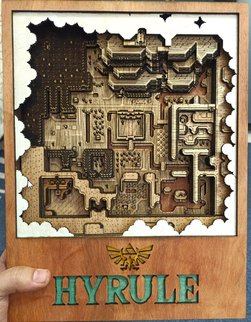 Zelda 3D Hyrule Map