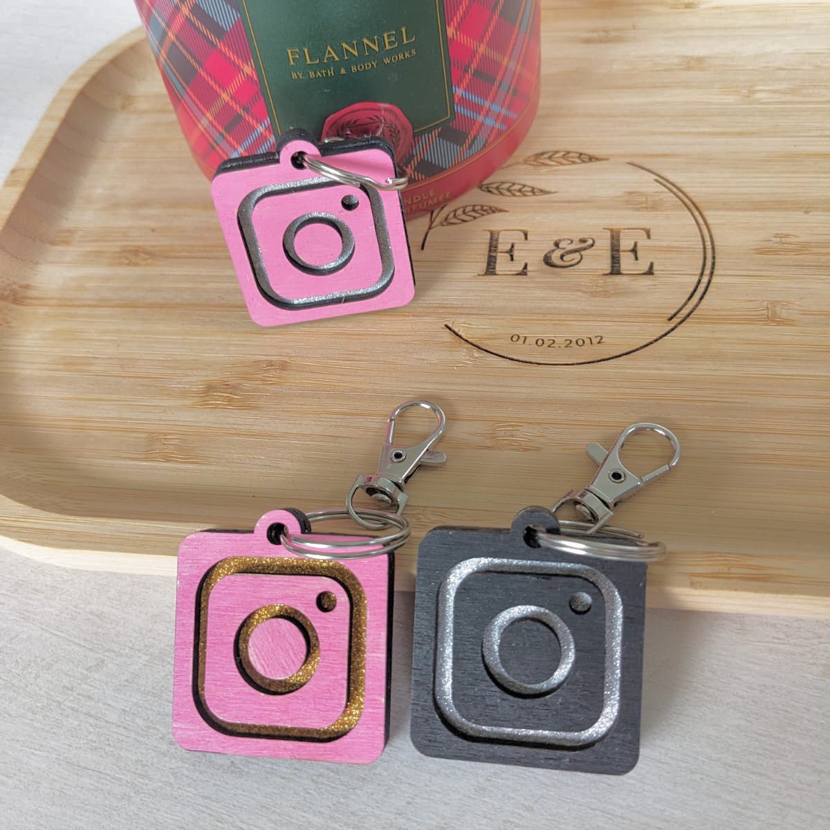 Instagram Smart NFC Keychain