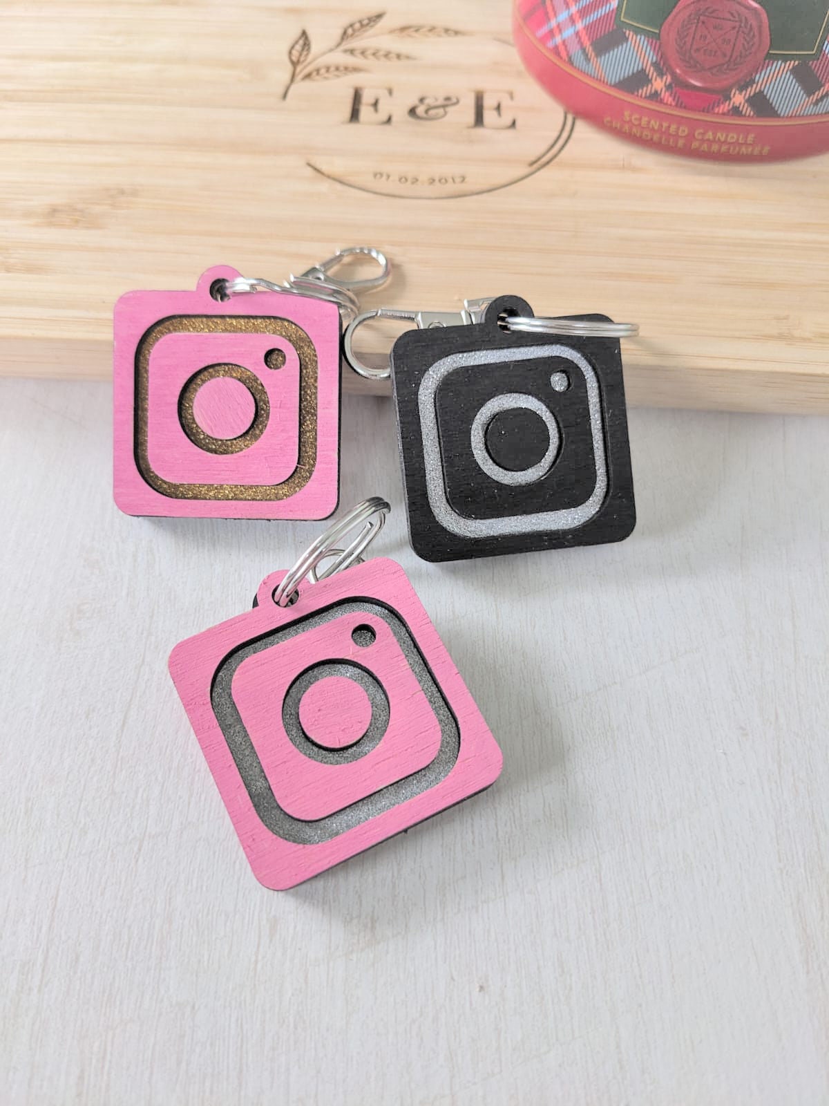 Instagram Smart NFC Keychain