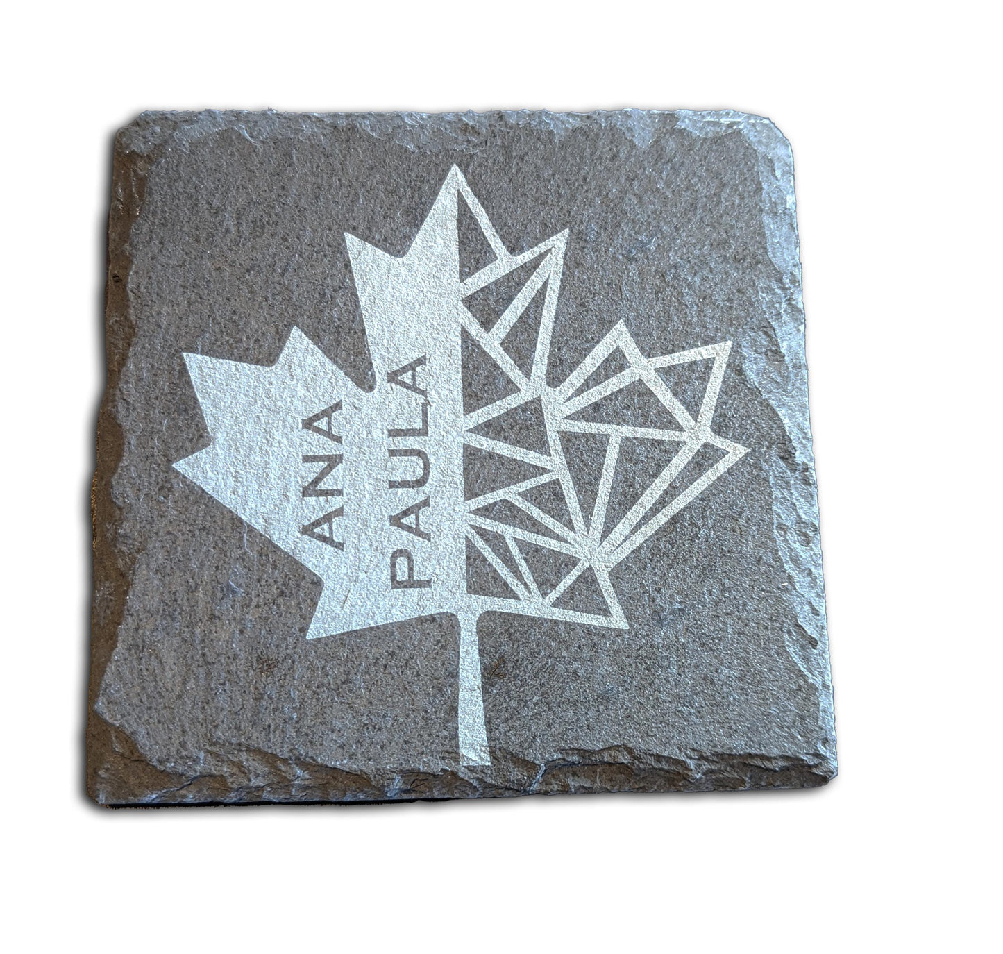 Coaster- Personalized Stone Coaster Set with Wooden Box