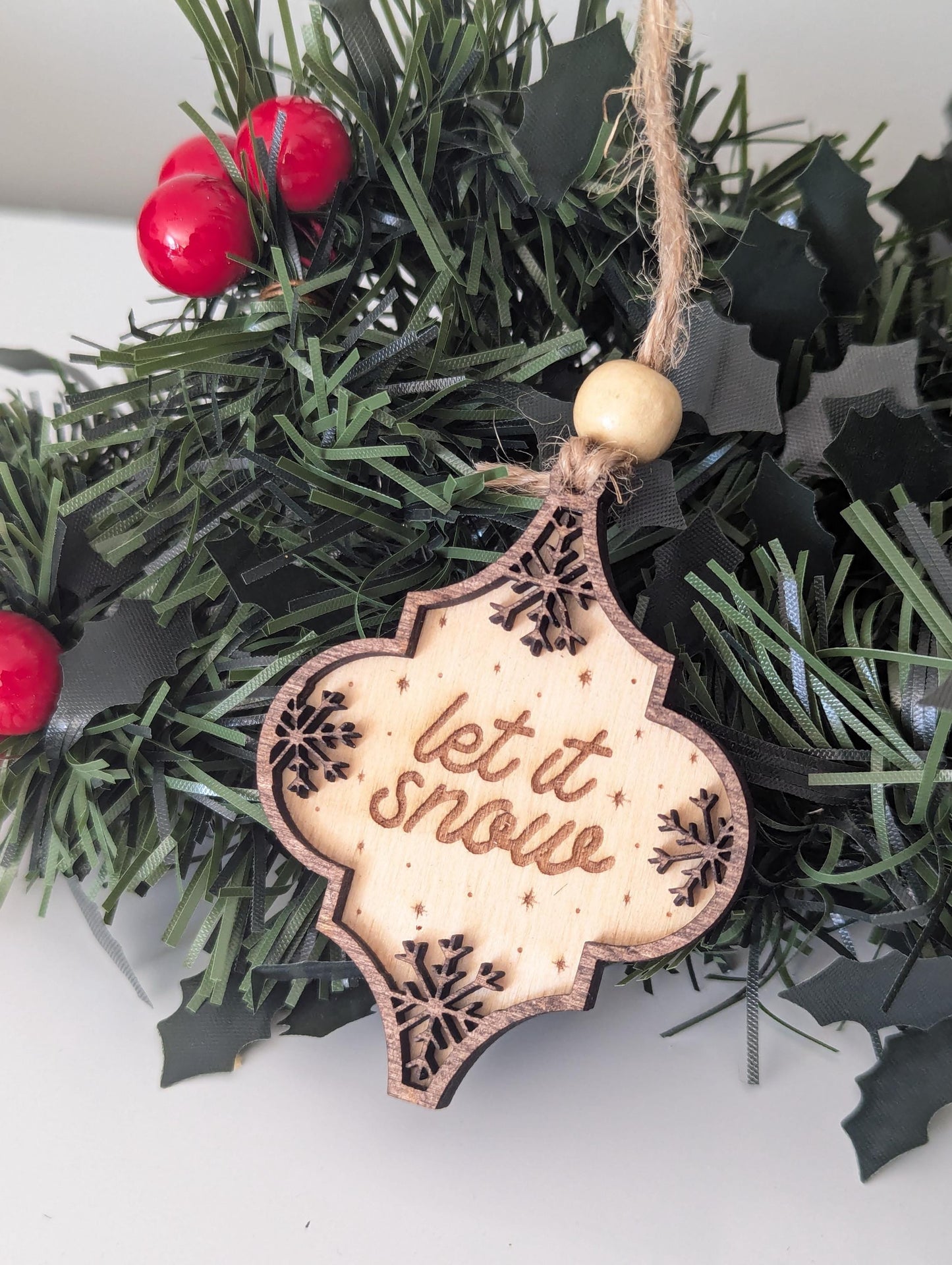 Christmas- Personalized Snowflake Christmas Ornament